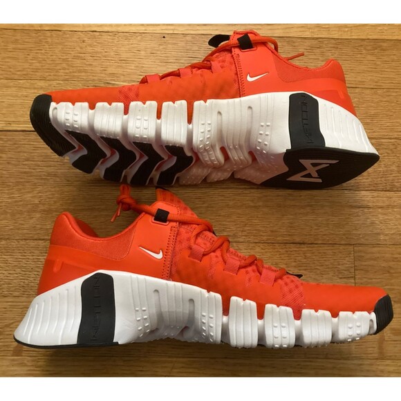 Nike Free Metcon 5 TB Team Orange White Workout Shoes Men Size 11.5 FN6616-802 - Picture 2 of 6
